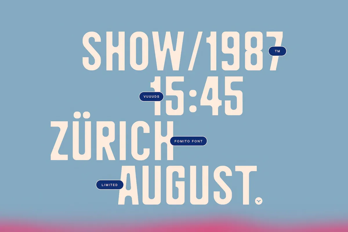 Fomito - Bold Condensed Sans