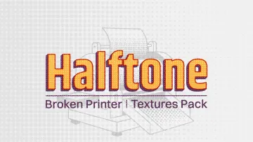 Halftone: Broken Printer Textures