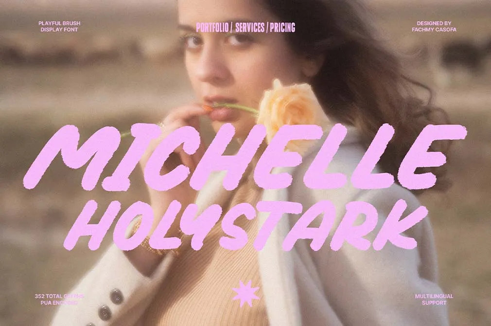 NCL AMORE BENKOVA — Playful Font