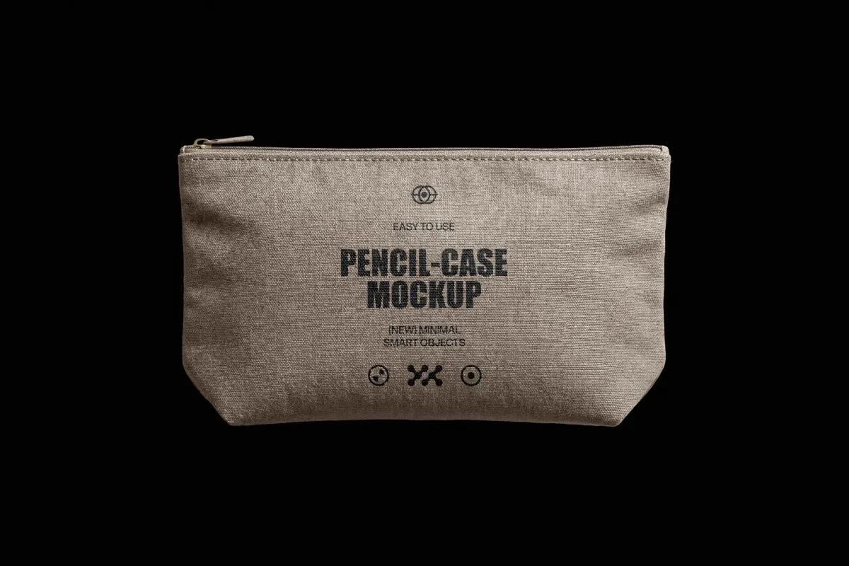 Pencil Case Mockup