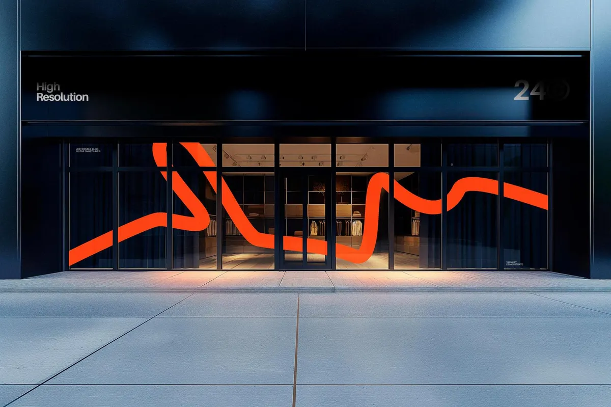 Shopfront Advertising Mockup