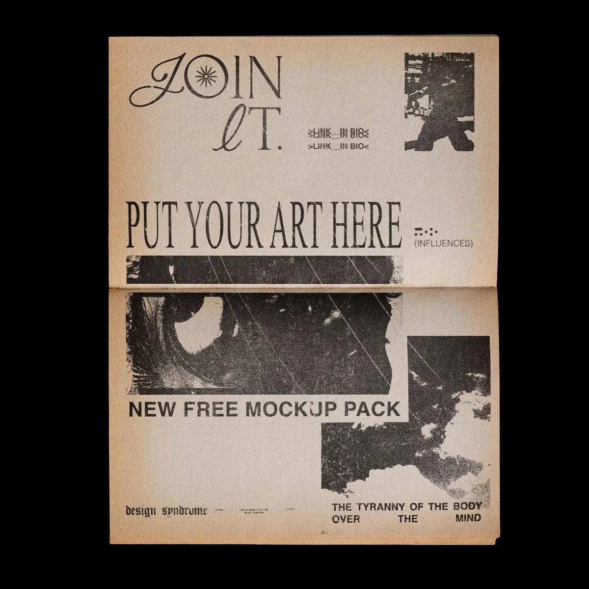 Ancient Book Cover & Spread Mockup