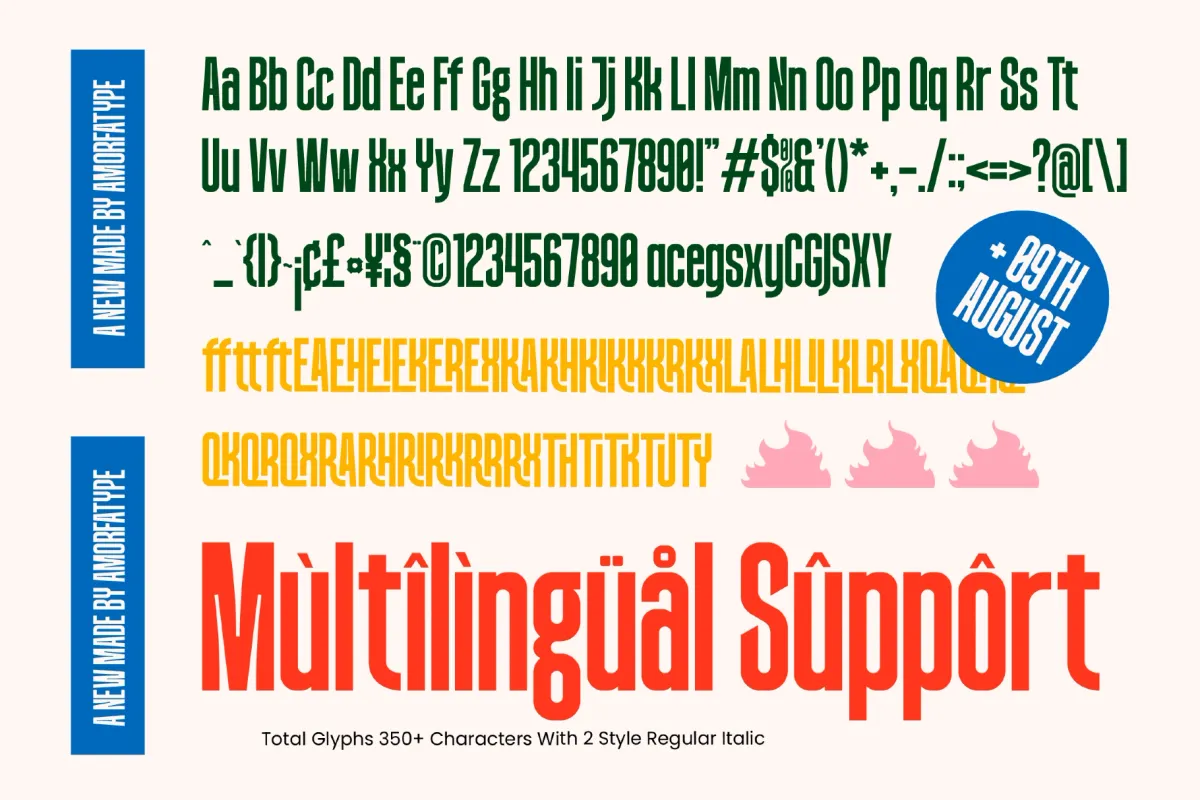 Brandel Luchador - Condensed Sans Font