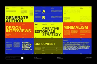 Daniel - Creative Editorial Google Slides Template