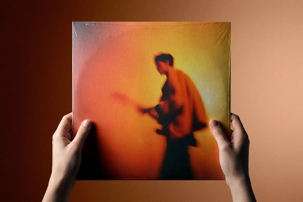 Vinyl Cover Mockup
