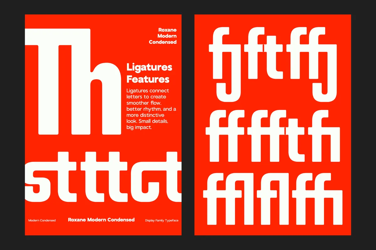 GC Roxane - Tall Condensed Display Font