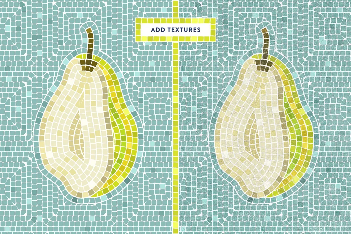Mosaic Tile Illustrator Brushes