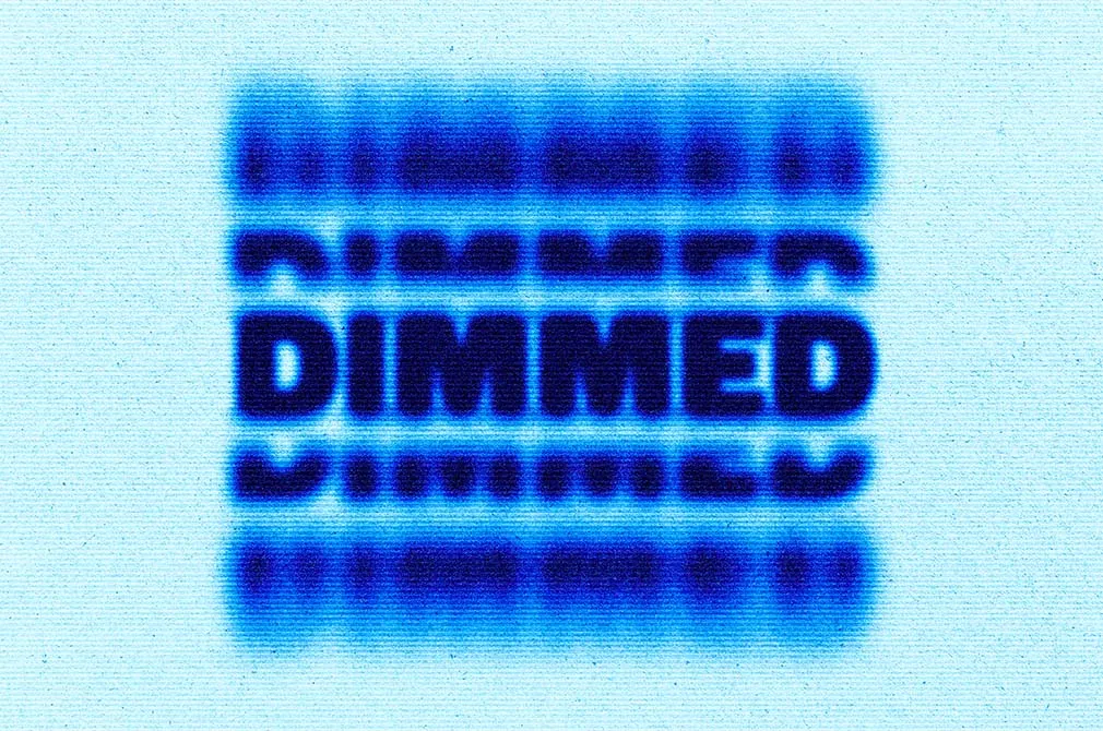 Bad Print Scanner Text Effect