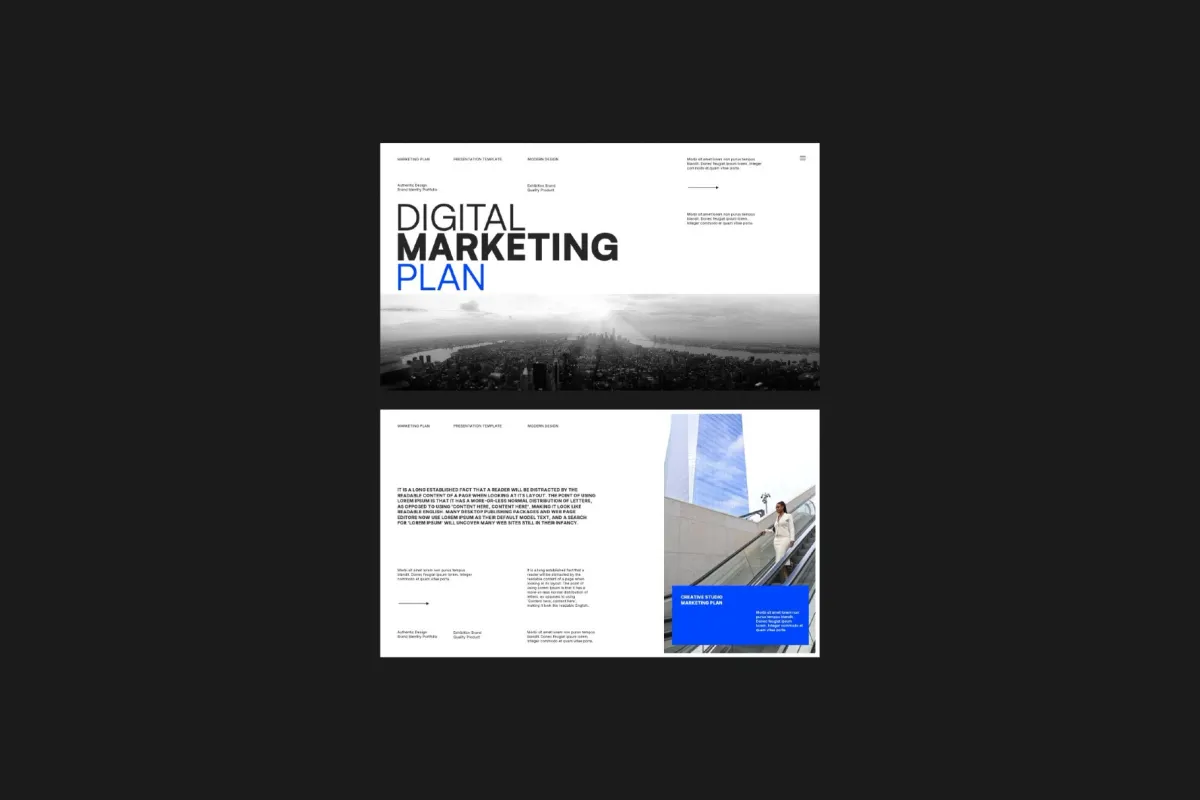 Digital Marketing Plan Google Slides Templates