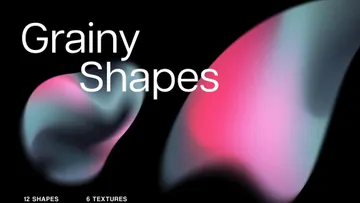 Soft Gradient Texture Shapes