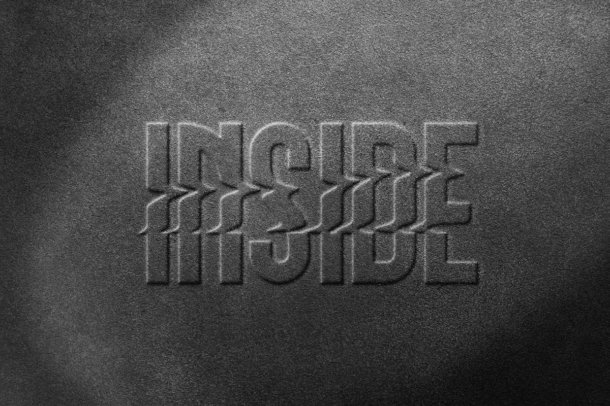 Leather Embossed Effect Mockup