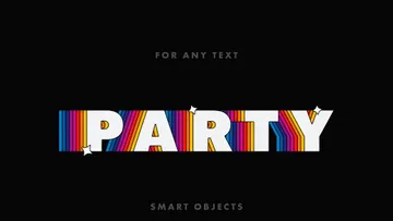 Retro Toon Text Effect