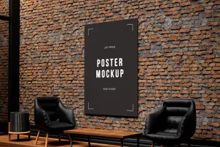 Loft Space Poster Mockup