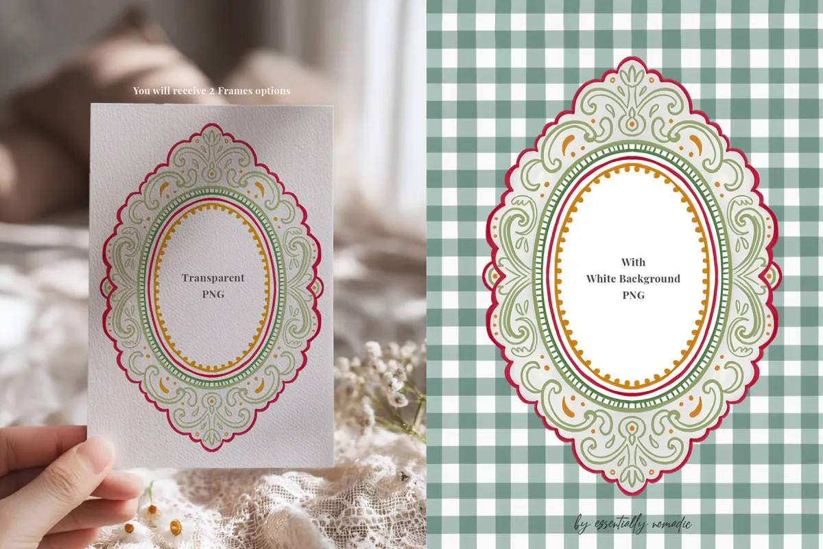 Cottagecore Decorative Frame Clipart