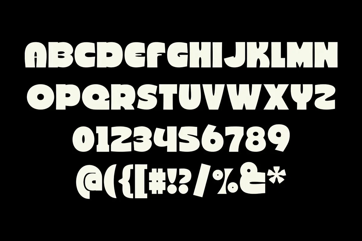 WTF Bold Groove — Display Font