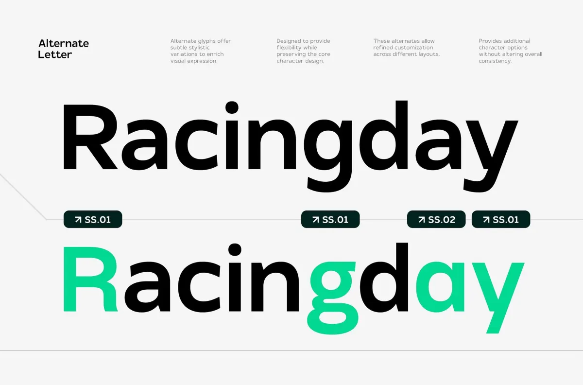 TRT Monexa Modern Sans Typeface