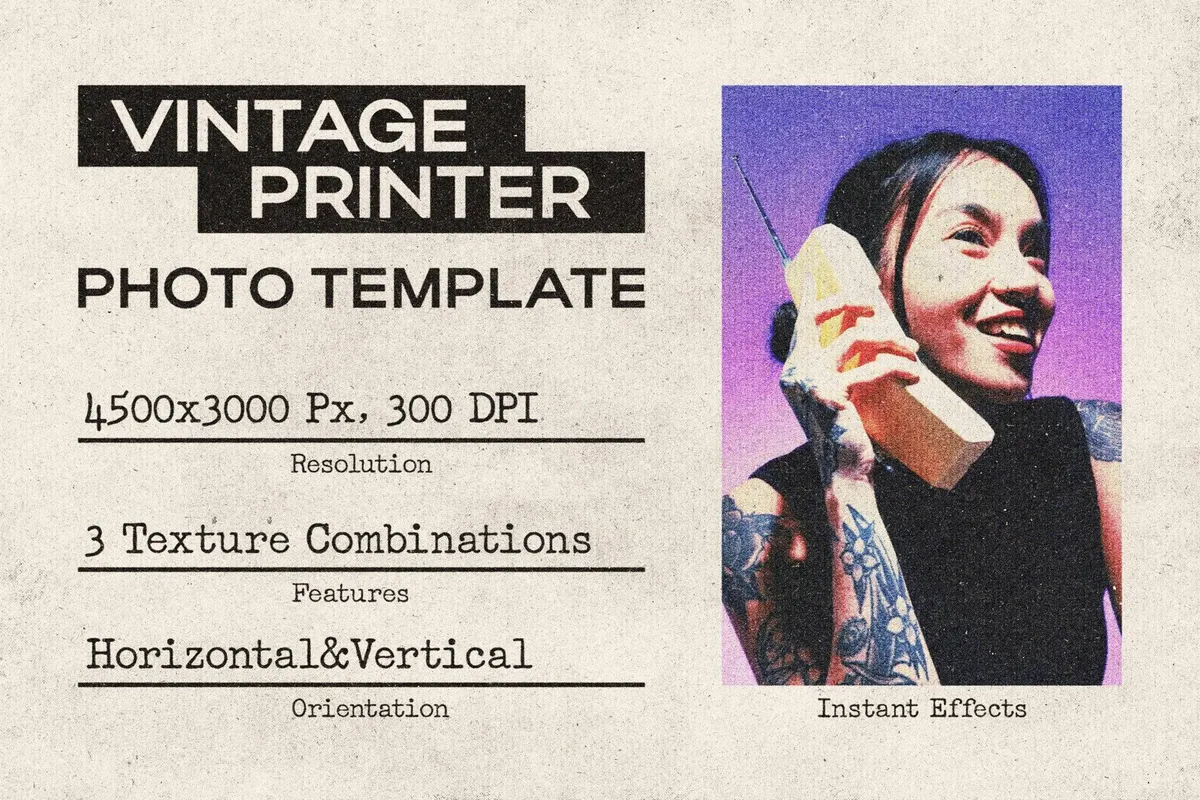 Authentic Vintage Printer