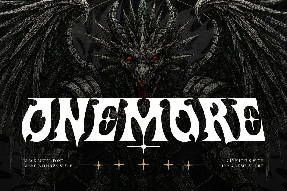 Onemore - Fantasy Game Font