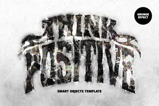 Grunge Wall Text & Logo Effect
