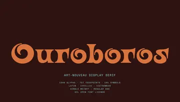 Ouroboros — Free Art Nouveau Display Font