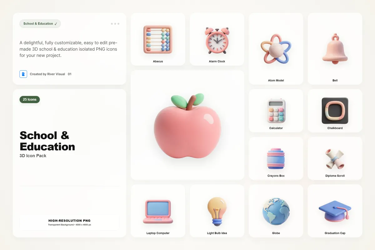 3D School & Education