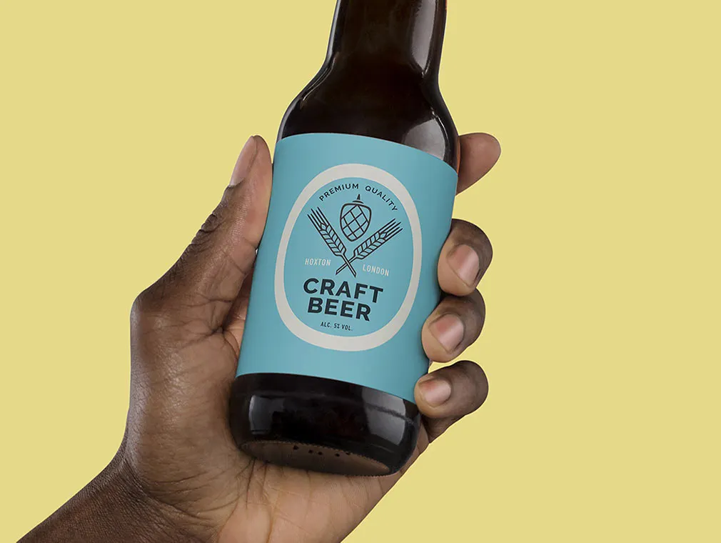 Beer Bottle Mockup