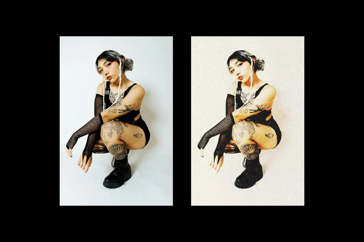 Retro Printed Photo Effect