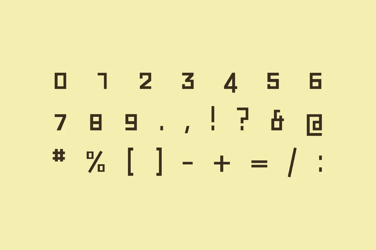 Geo 90s Techno Font