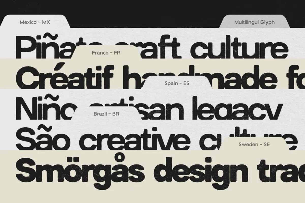 GC Godthem - Display Grunge Sans Font