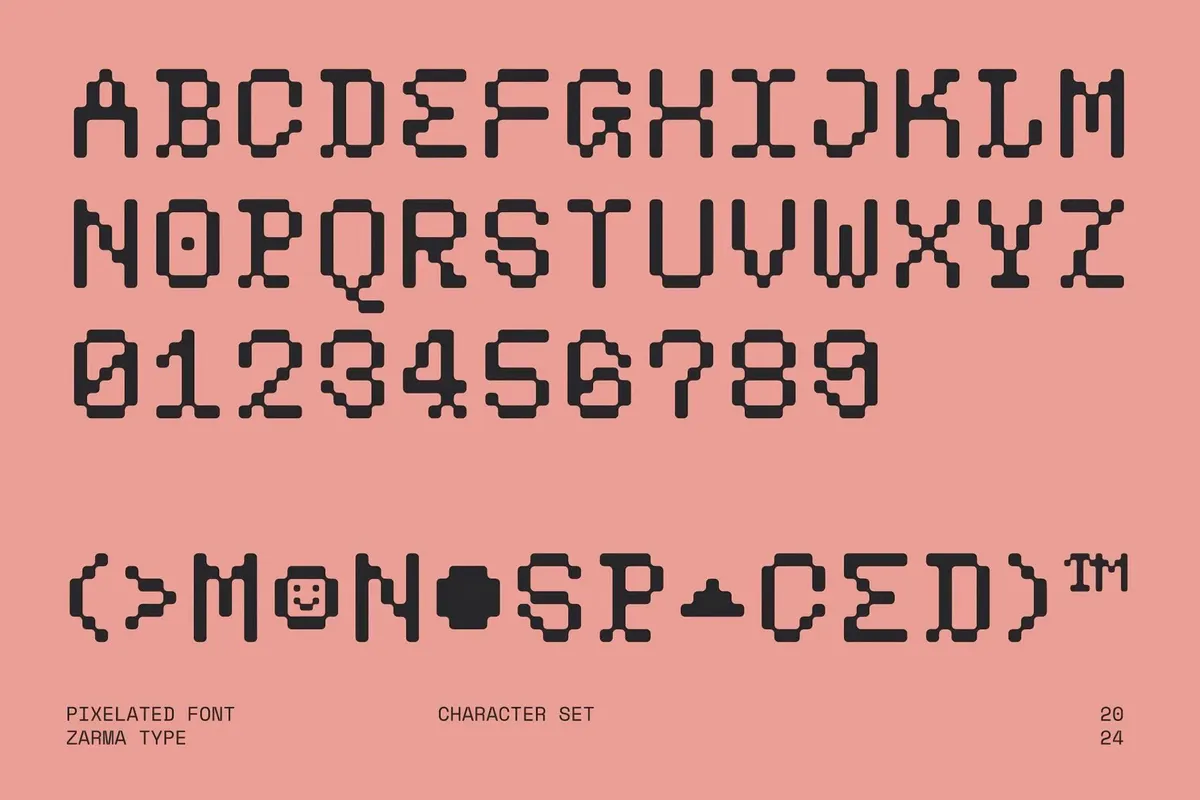 Psygen — Modern Pixel Font
