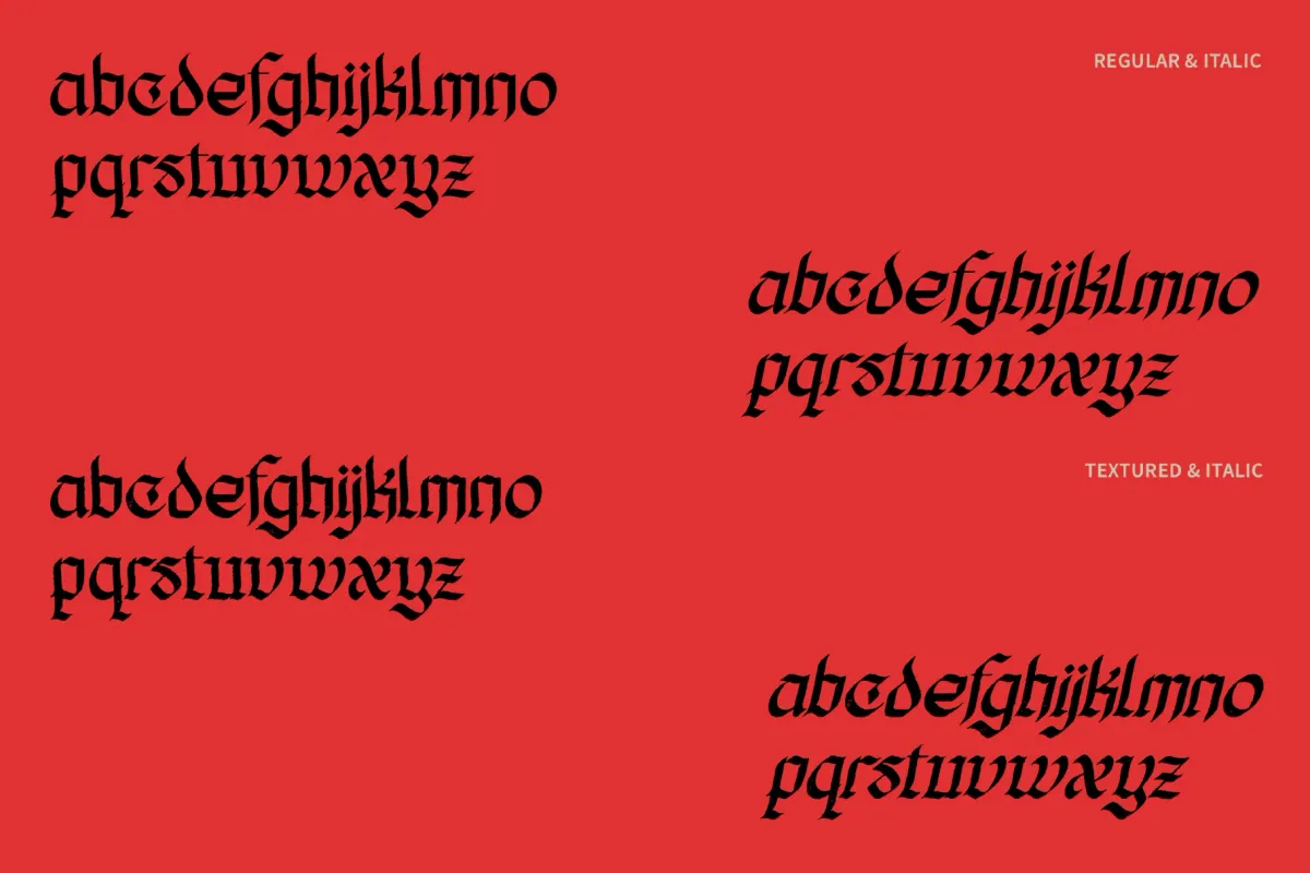 Hillyorn - Modern Blackletter Font