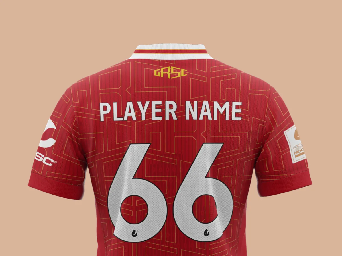 Back View Jersey Mockup
