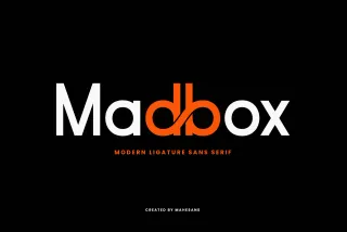 Madbox – Modern Ligature Sans Serif Font