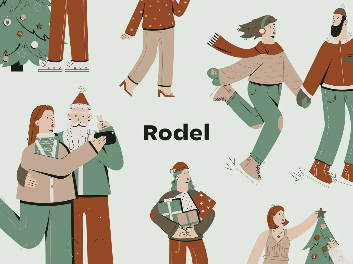Rodel Christmas Illustrations