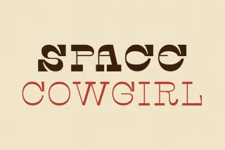 Space Cowgirl - Experimental Font Family
