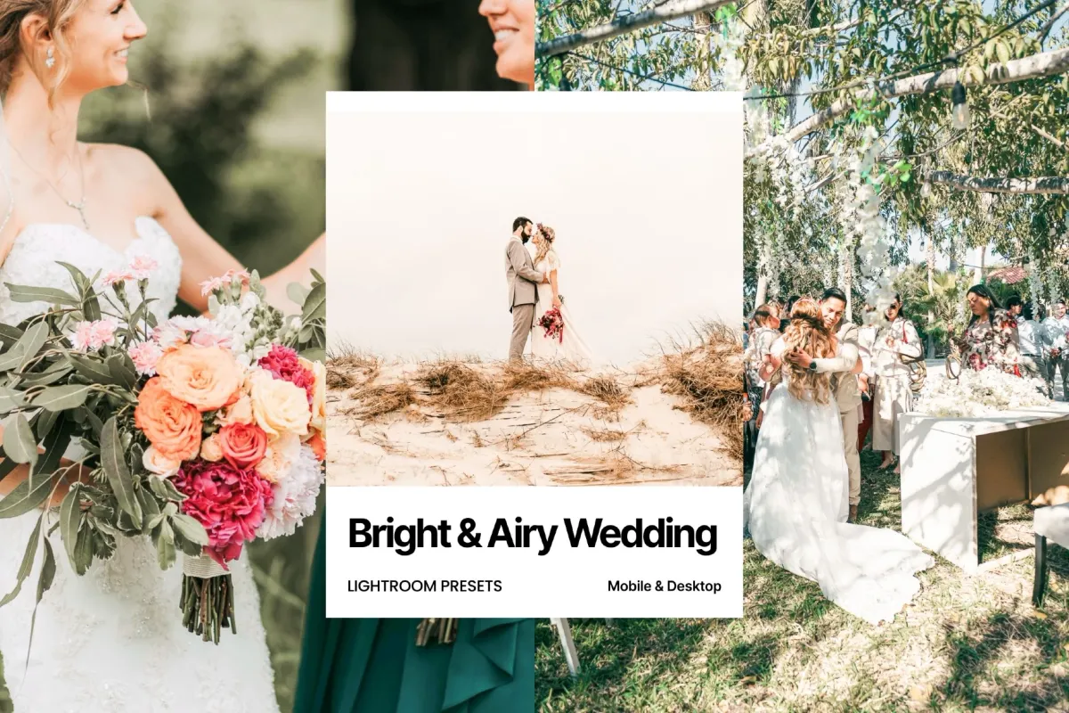 Bright & Airy Wedding Lightroom Presets