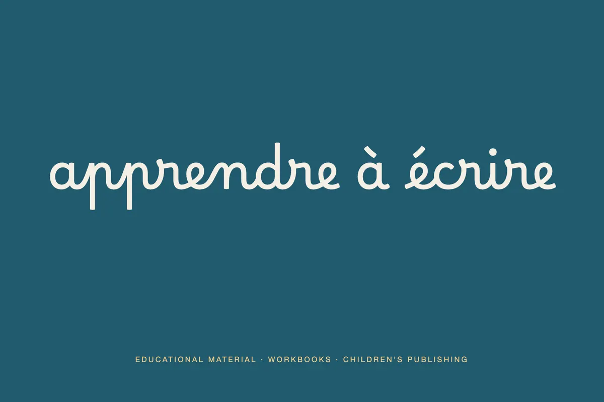 Borel — Free School Cursive Font