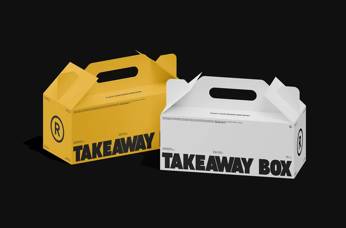 Takeaway Box Mockup