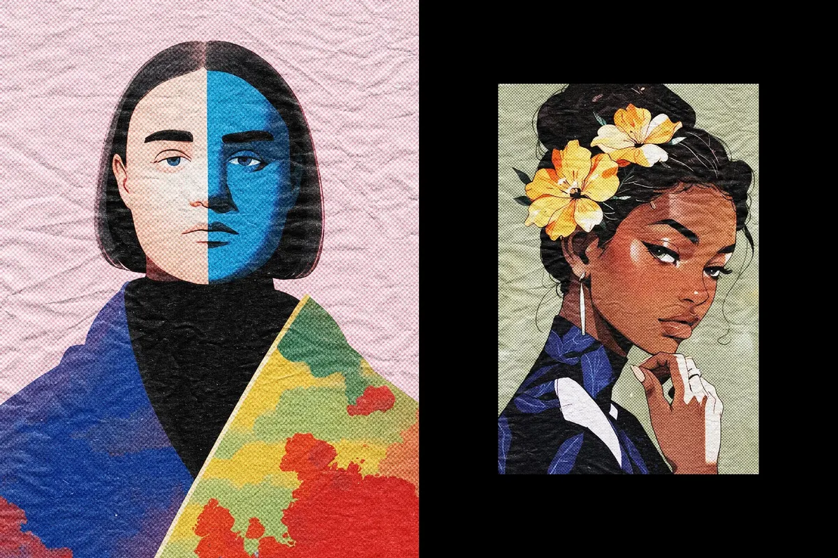 Paper Print Photo Effect