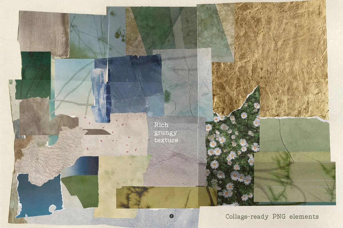 Mixed Media Poster Collage Kit