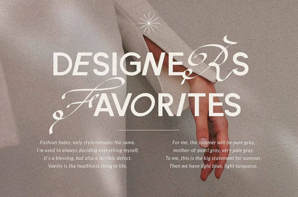 French Lovers: Sans & Script Duo