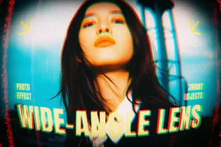 Wide-Angle Lens Photo Effect