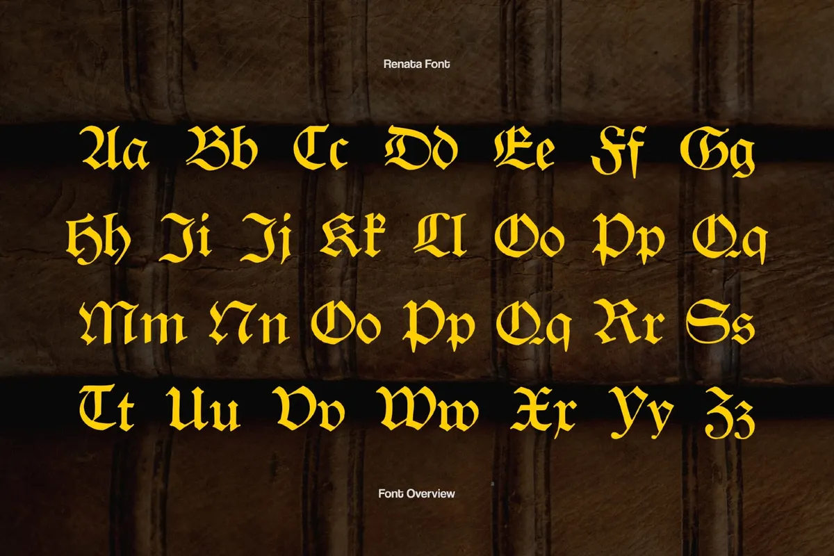 Renata Gothic Font