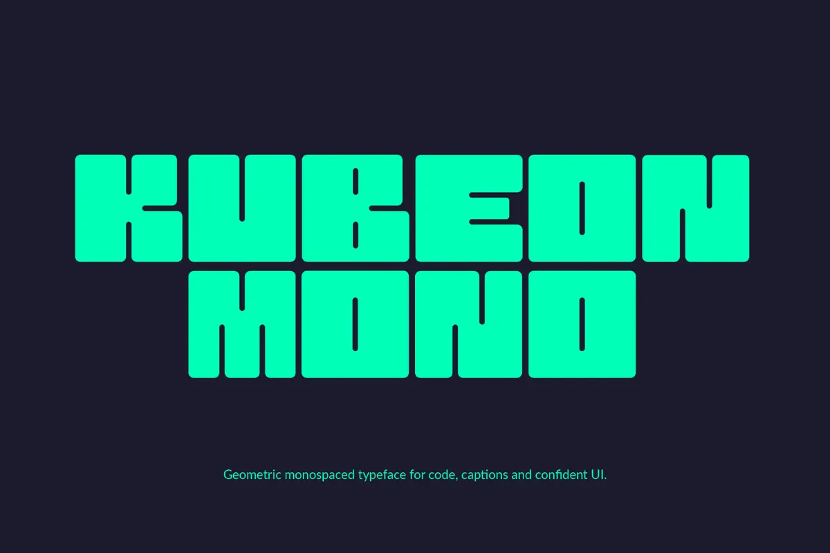 Kubeon Mono Font