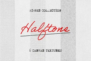 Halftone Canvas Textures