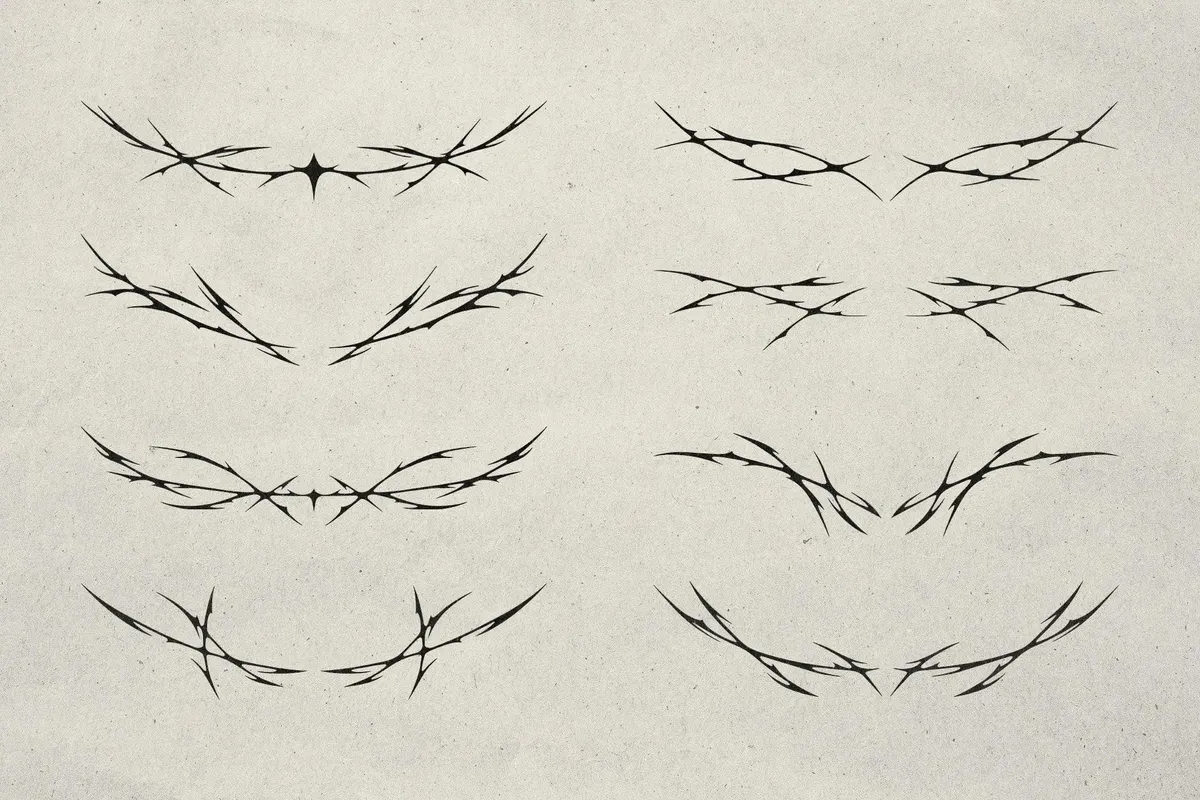 Modern Tribal Vector Shapes
