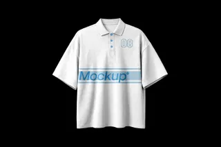Oversized Polo Mockup