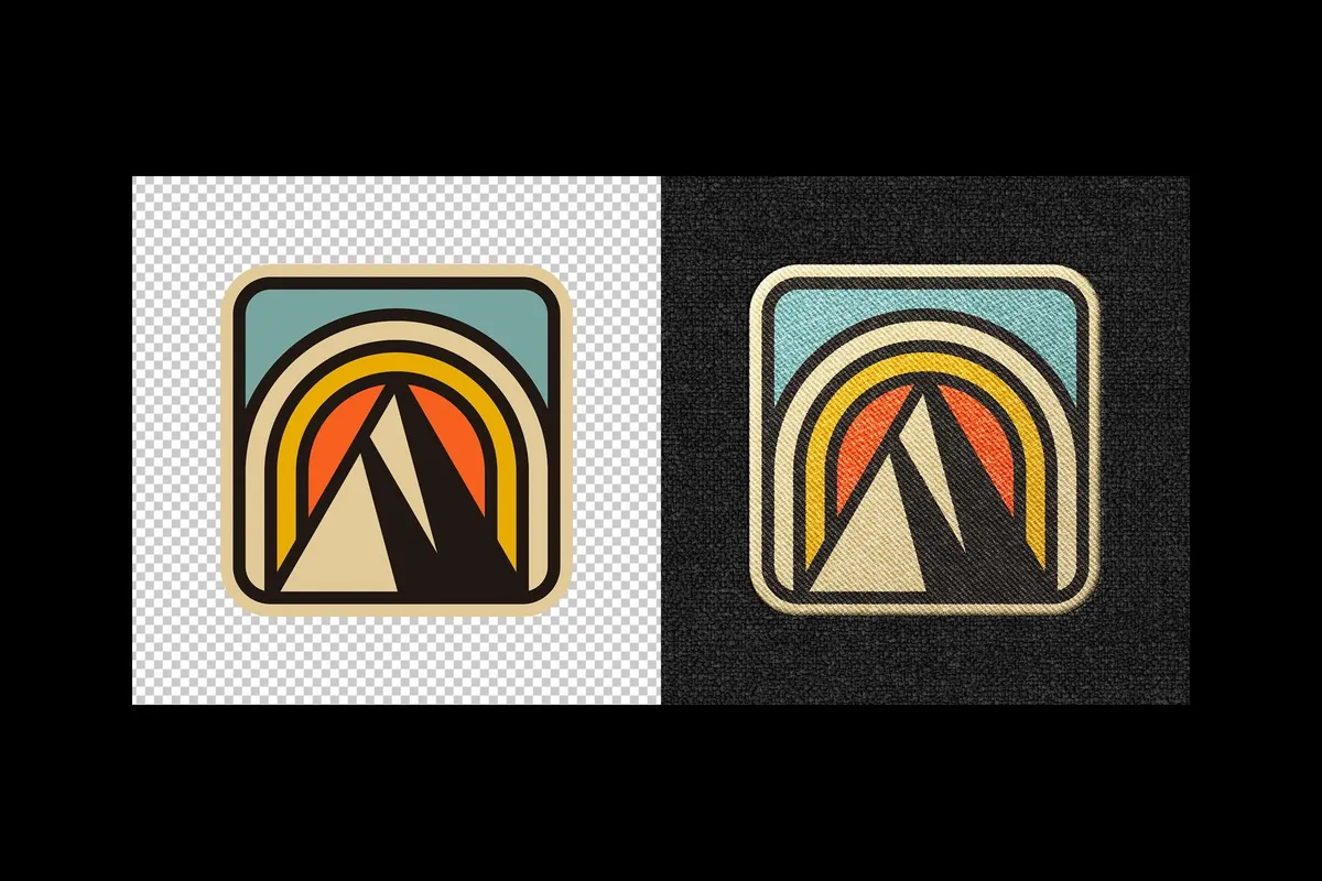 Embroidery Patch Mockup