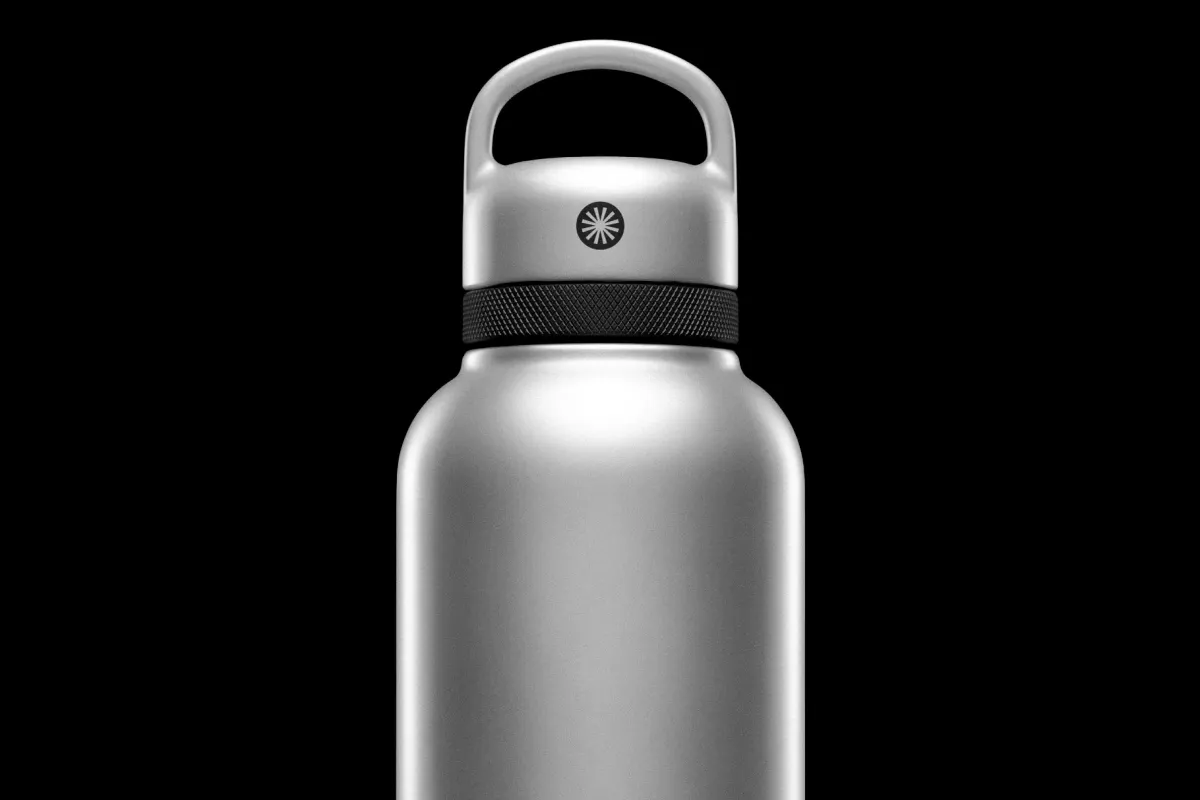 Reusable Metal Water Bottle Mockup