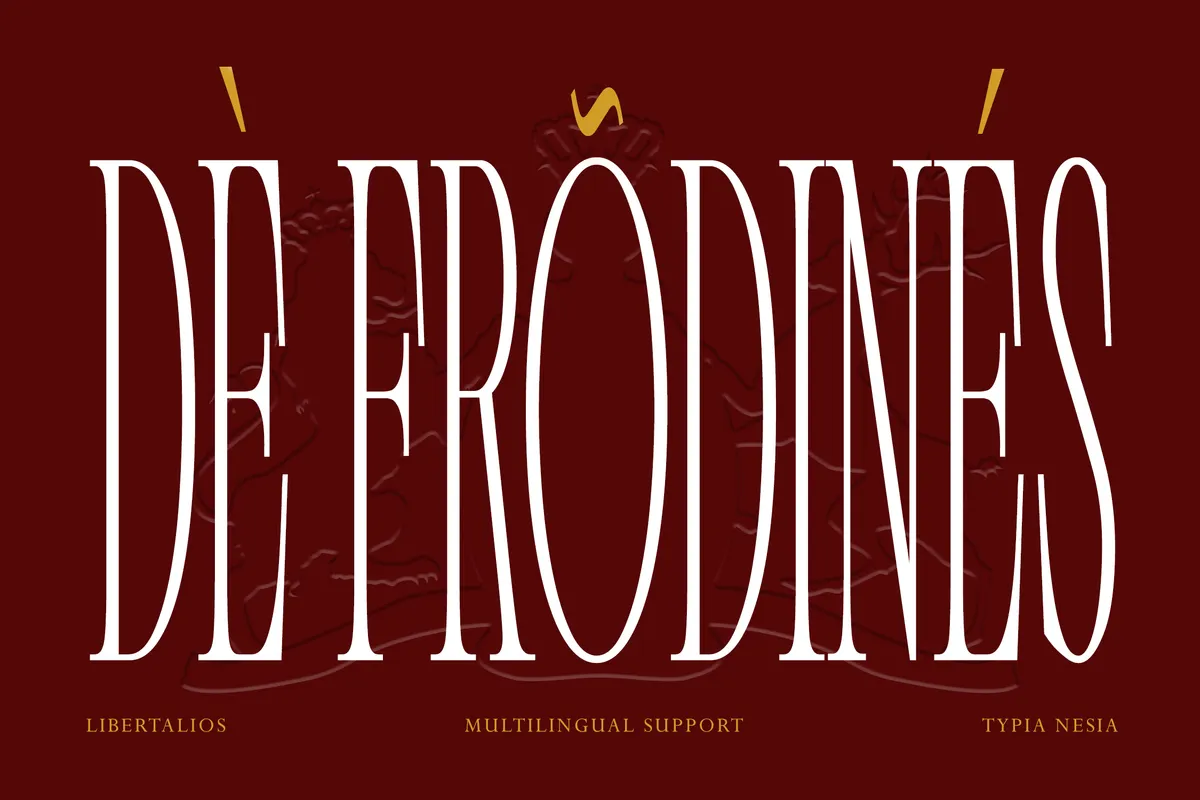 Libertalios - Super Condensed Display Serif
